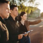 How do officers enforce the law and protect first amendment rights
